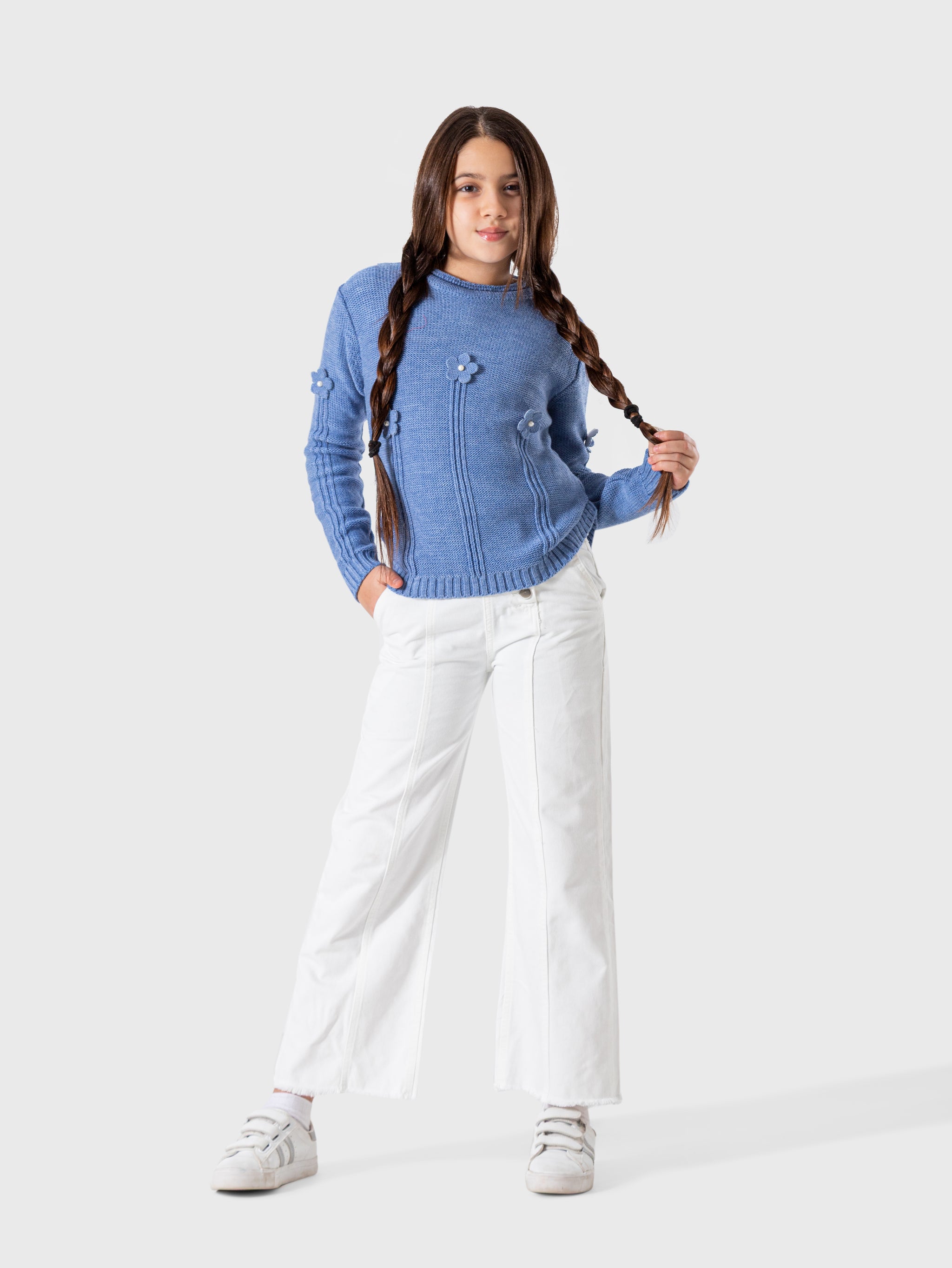 بلوفر بناتي تريكو