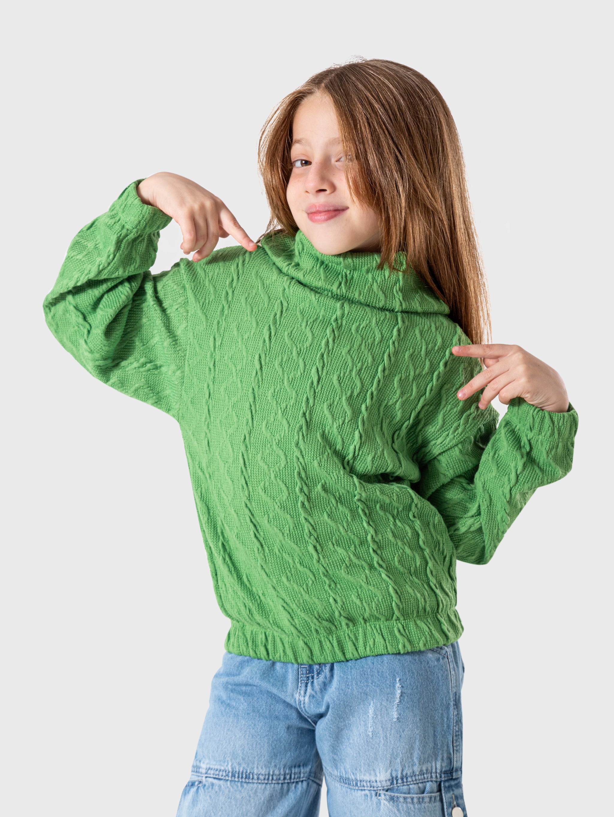 بلوفر بناتي تريكو